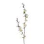 Decorative branch Japanese flowering cherry SLORIX with flowers, white, 33"/85cm
