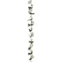 Artificial rose garland USTLER, white, 6ft/180cm