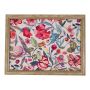 BJARKA lap tray, floral design, multicoloured, 43x33x7cm