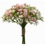 LITAGO decorative gypsophila bunch, white-pink, 23cm