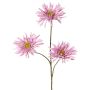 Decorative chrysanthemum branch LASDIM, purple, 75 cm, Ø 11 cm