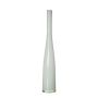 Slim glass bottle vase NASTASYA, white, 54 cm, Ø9 cm