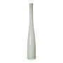 Slim glass bottle vase NASTASYA, white, 60 cm, Ø10 cm