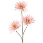 Decorative chrysanthemum branch LASDIM, light pink, 75 cm, Ø 11 cm