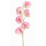 Artificial Lathyrus flower WAHNY, pink-white-green, 45cm, Ø5.5cm