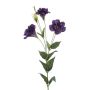 Artificial Lisianthus IRONA, dark purple, 80cm