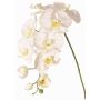 Artificial Phalaenopsis orchid branch WESA, white, 90 cm, Ø 11–12.5 cm