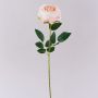 Plastic flower Rose CHERLEN, pale pink, 24"/60cm, Ø4"/10cm