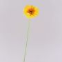 Artificial flower Gerbera TEUDELINDE, orange, 22"/55cm, Ø3.1"/8cm
