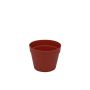 Plastic pot TASO, terracotta, 5.3"/13,5cm, Ø 6.7"/17cm