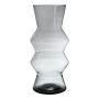 Vase ERCELINA made of glass, recycled, clear, 27cm, Ø13cm