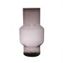 Flower vase FORTUNATO made of glass, recycled, violet-clear, 14"/35cm, Ø7.5"/19cm