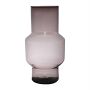 Flower vase FORTUNATO made of glass, recycled, violet-clear, 40cm, Ø24cm