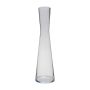 Slim flower vase SYRMA made of glass, transparent, 60cm, Ø14,5cm