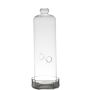 Glass cover YAISA with plate, holes, knob, clear, 30cm, Ø8,5cm