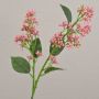 Artificial viburnum branch LABIBA, pink, 24"/60cm