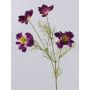 Artificial flower branch Cosmos PRESTIOSA, violet-green, 30"/75cm