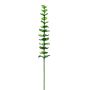 GLAUCO plastic eucalyptus branch with a glass-like finish, 12 pieces, green, 80 cm