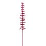 GLAUCO plastic eucalyptus branch with a glass-like finish, 12 pieces, burgundy, 80 cm