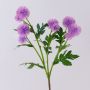 Fake flowering branch Globe thistle TRAUDLINDE, purple, 22"/55cm