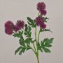 Fake flowering branch Globe thistle TRAUDLINDE, violet, 22"/55cm