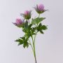 Plastic sea holly branch ERKENHILDE, purple, 26"/65cm