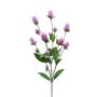 Artificial flower branch Globe amaranth THUSNELDA, purple, 28"/70cm