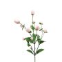 Artificial flower branch Globe amaranth THUSNELDA, pink-white, 28"/70cm