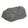 Flat decorative rock / pump cover ANDREAS, grey, 24"x17"x12"/60x44x30cm, weatherproof