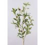 Plastic olive branch ROVUMA with fruits, green, 3ft/95cm