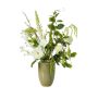 FEME decorative flower bouquet, white, 100cm, Ø35cm
