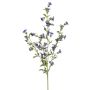 Artificial bellflower branch AIMI, dark purple and white, 120 cm, Ø 3–5 cm