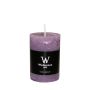 Pillar candle AURORA, mauve, 3.5"/9cm, Ø2.3"/5,8cm, 30h - Made in Germany