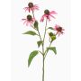 Artificial coneflower branch MILROV, pink, 30"/75cm