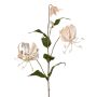 Velvety Gloriosa branch DINFAS, pale pink and gold, 80cm