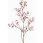 Artificial wild rose branch HIKERNO with rose hips, red, 3ft/100cm