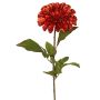 Satin dahlia TINFAS, dark orange, 24"/60cm, Ø5.1"/13cm