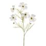 Decorative basket plant ‘BELIAH’, white, 75cm