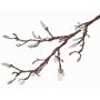 Decorative magnolia branch ASANI, white, 28"/70cm