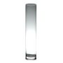 Cylindrical glass vase SANSA EARTH, clear, 14"/35cm, Ø2.4"/6cm