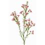Artificial wax flower branch FRINDALS, dark pink, 26"/65cm, Ø0.6"-0.8"/1.5-2cm