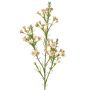 Artificial wax flower branch FRINDALS, light pink-white, 65cm, Ø1.5–2cm