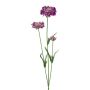 Artificial scabiosa branch ATLENTO, violet, 26"/65cm