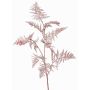 Faux sword fern branch WONGIH, burgundy red, 35"/90cm