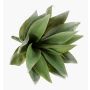 Plastic Agave DESIREE on spike, green, 10"/25cm, Ø 10"/25cm