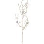 Artificial hazel branch VIGROX with diamonds, gold, 24"/60cm