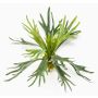 Decorative antler fern CHARLS on spike, green, 18"/45cm, Ø 31"/80cm