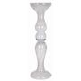 RACHEL decorative glass vase on a base, clear, 80.5 cm, Ø22 cm