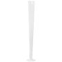 Glass floor vase WANJA on foot, transparent, 24"/60cm, Ø4.3"/11cm