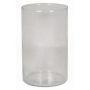 Cylindrical glass vase SANYA OCEAN, recycled, clear, 8"/20cm, Ø4.7"/12cm